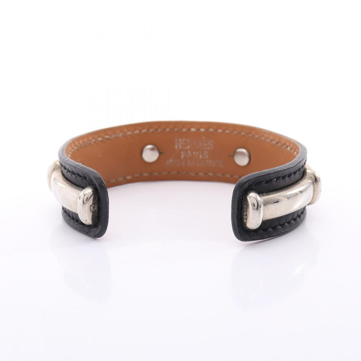 Hermes Bangle Agata Leather Bracelet — view 2