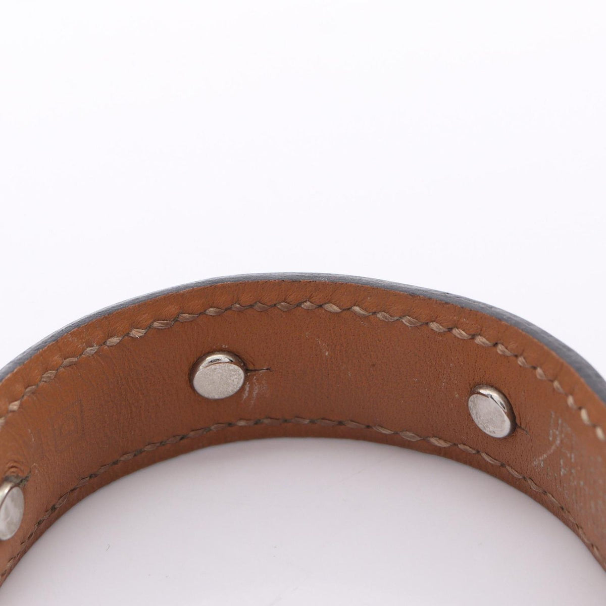 Hermes Bangle Agata Leather Bracelet — view 6