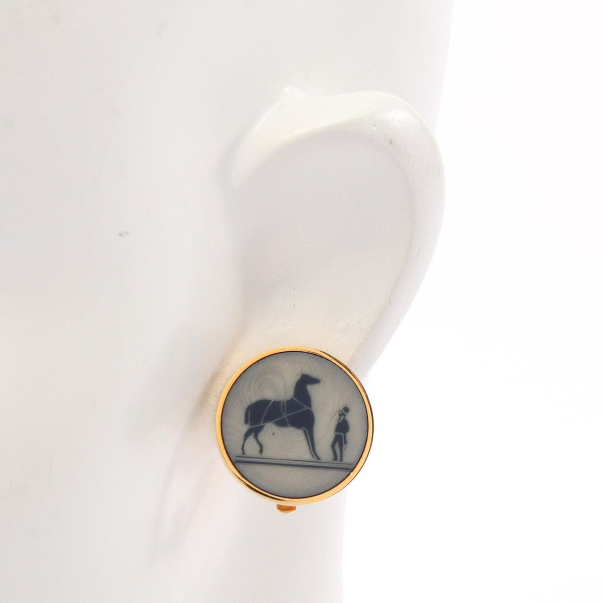 Hermes Earrings Colosseum Gold — view 4