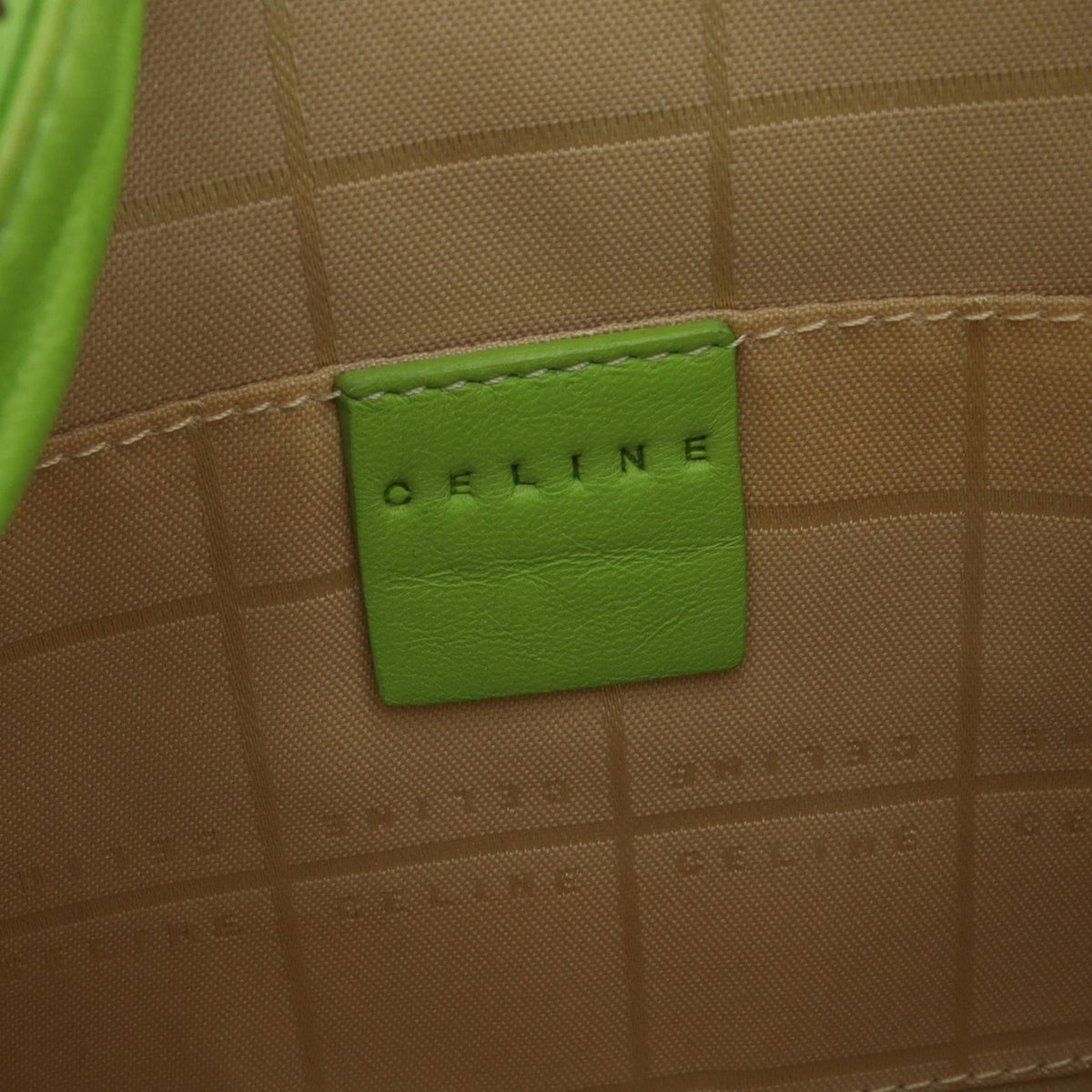 Celine Handbag Leather Green — view 4