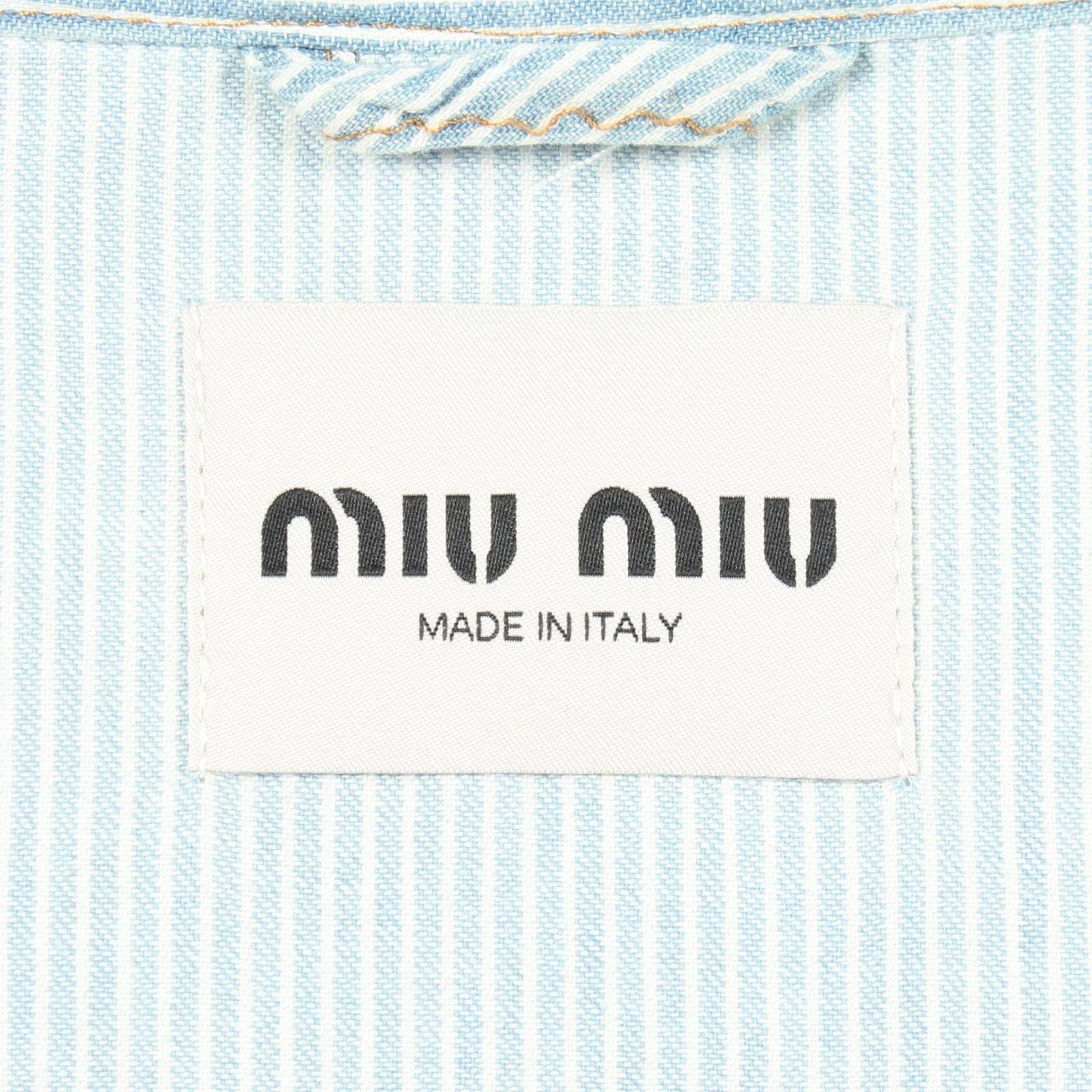 Miu Miu Logo Stripe Jacket — view 3