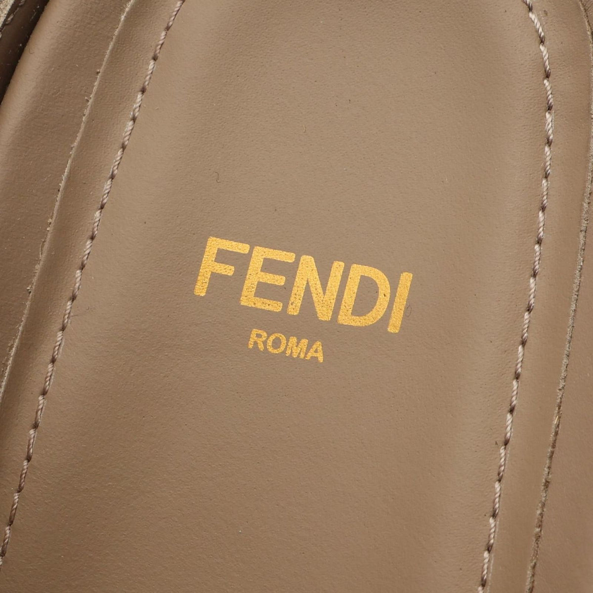 Fendi Mules Feel FF Pattern Suede Sandals — view 5