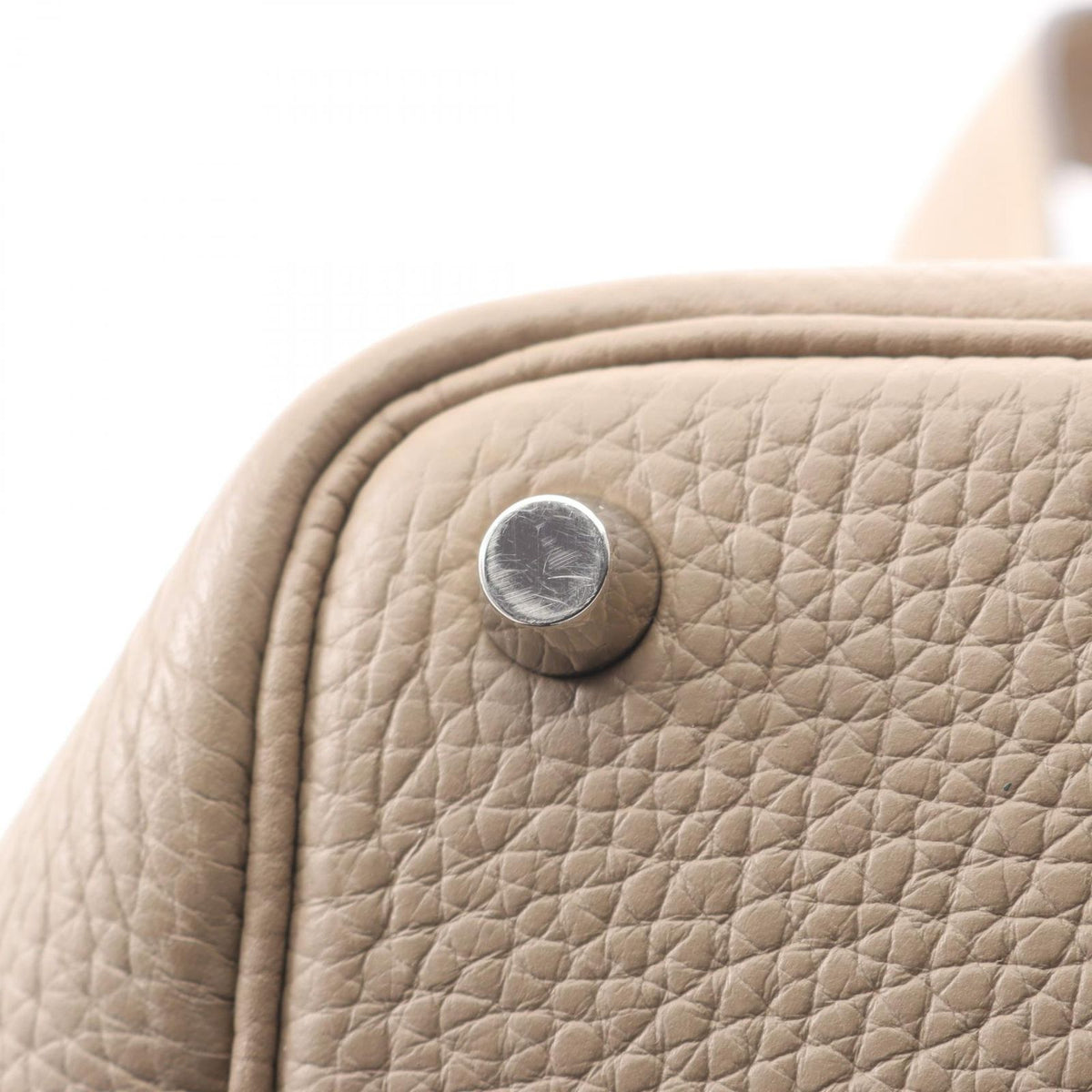 Hermes Handbag Picotin Lock PM Tourtiere Gray — view 8