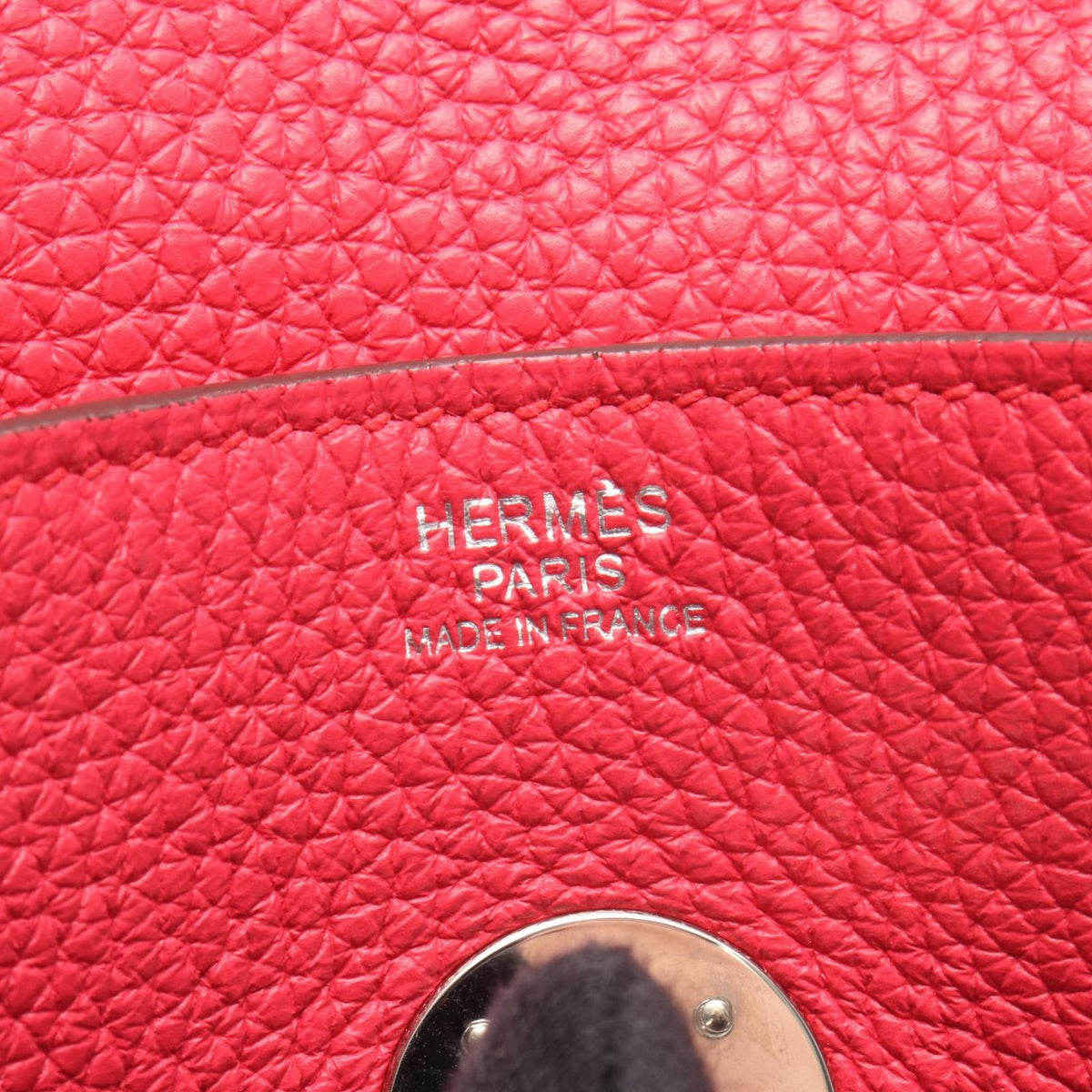 Hermes Shoulder Bag Lindy 30 Rose Leather — view 4