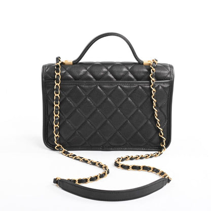 Chanel Shoulder Bag Top Handle Flap — view 3