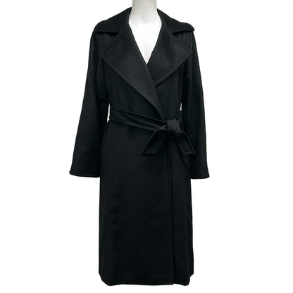 Max Mara Coat 34 XS Manuela Black Long Sleeve Length Winter