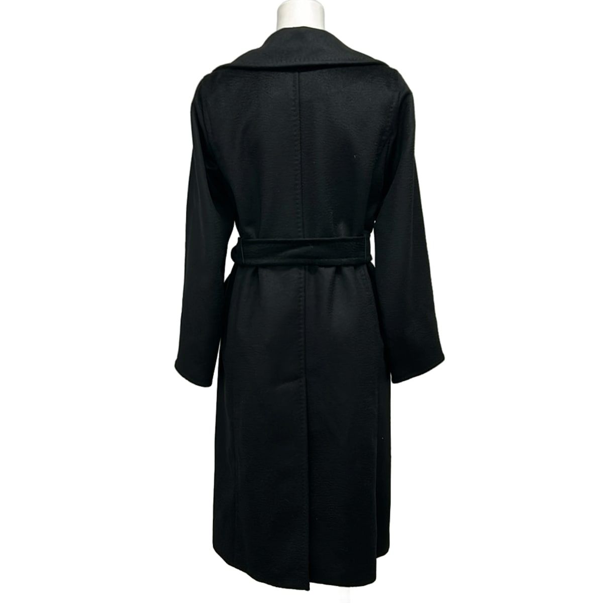 Max Mara Coat 34 XS Manuela Black Long Sleeve Length Winter — view 2