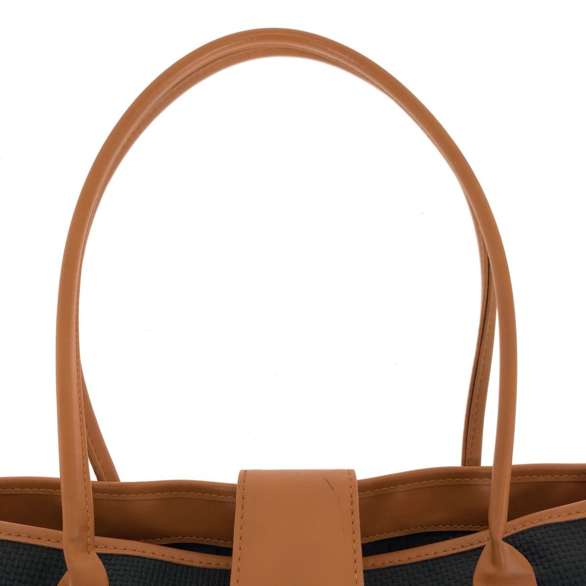 Saint Laurent YSL Black Brown Tote Shoulder Bag — view 8