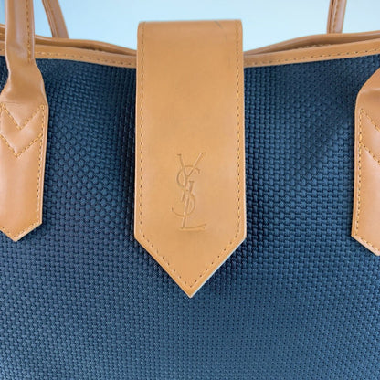 Saint Laurent YSL Black Brown Tote Shoulder Bag — view 3