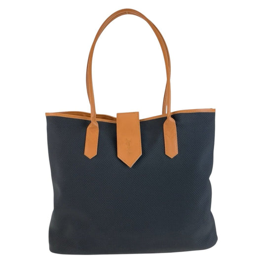 Saint Laurent YSL Black Brown Tote Shoulder Bag