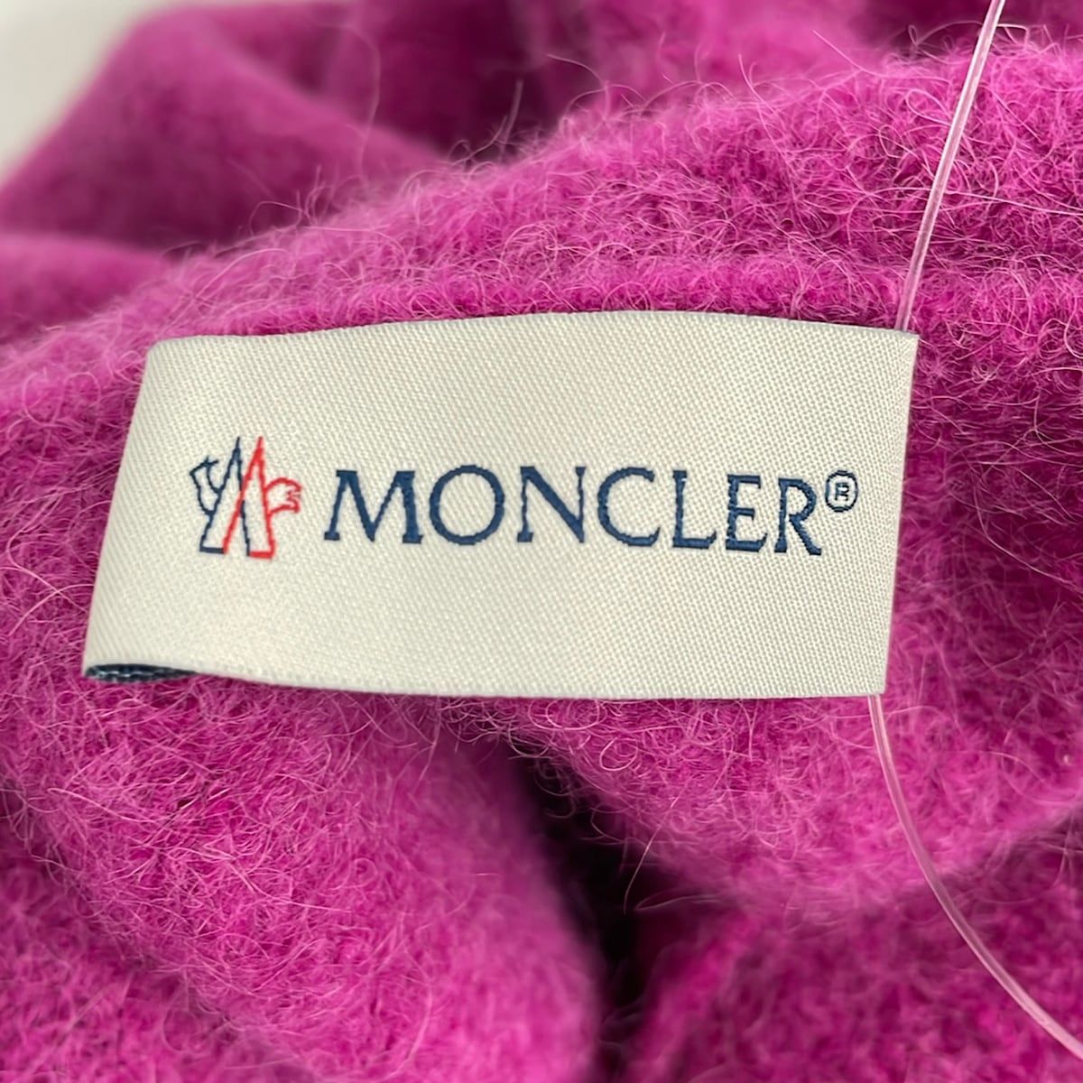 Moncler Long Sleeve Sweater M Lupetto Pink High Neck Knit — view 3