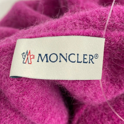 Moncler Long Sleeve Sweater M Lupetto Pink High Neck Knit — view 3