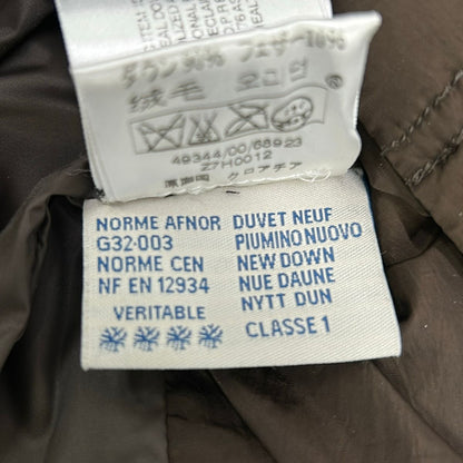 Moncler Down Coat 1 S Dark Brown Long Sleeve Winter — view 6