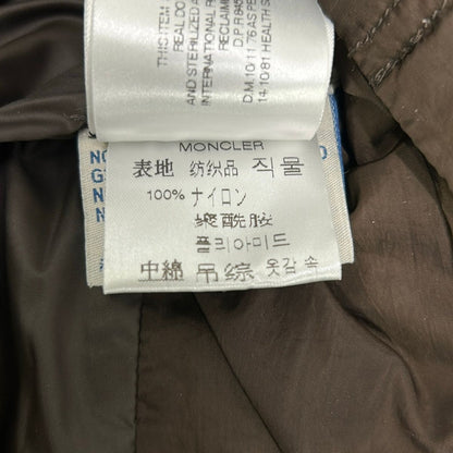 Moncler Down Coat 1 S Dark Brown Long Sleeve Winter — view 4