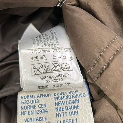 Moncler Down Coat 1 S Dark Brown Long Sleeve Winter — view 5