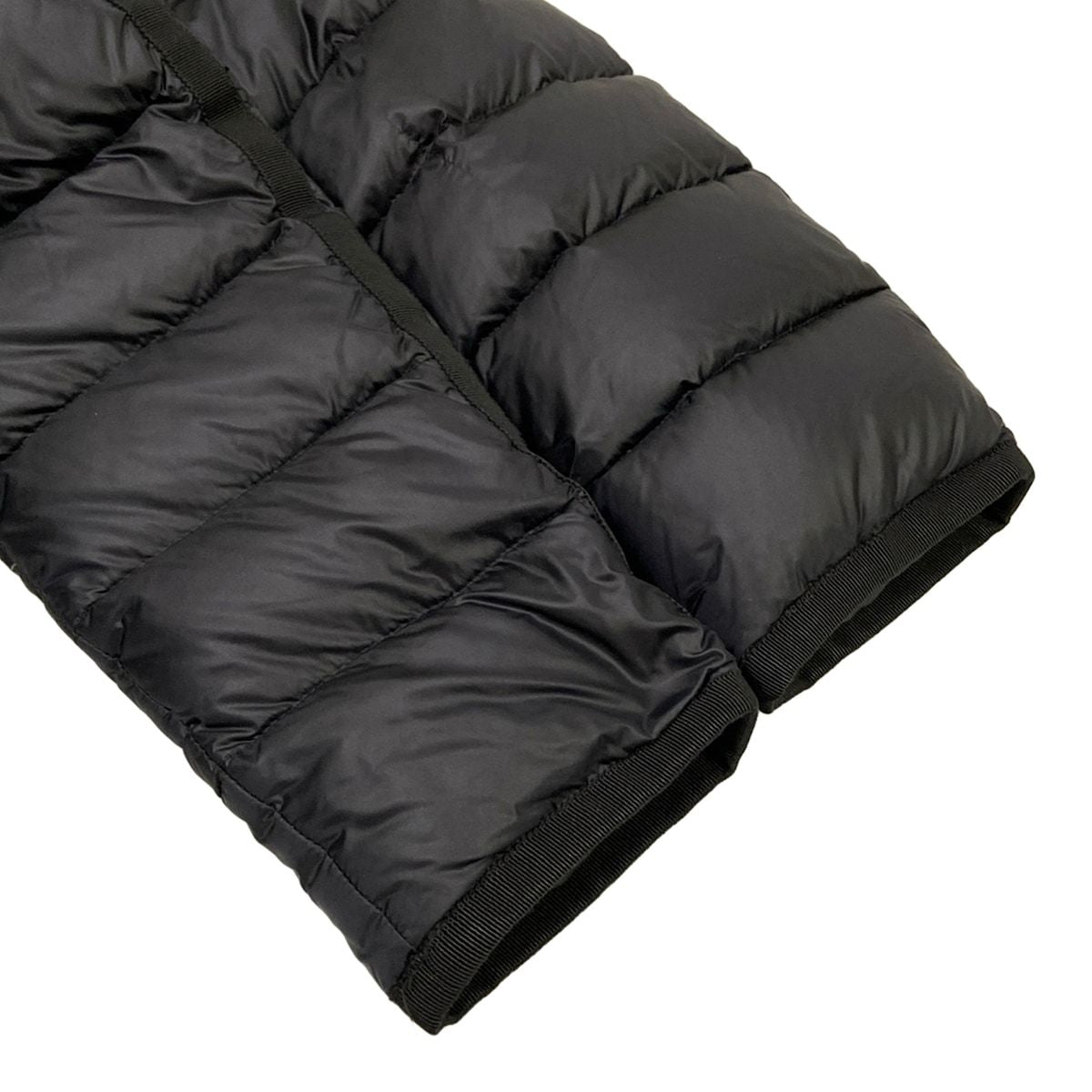 Moncler Down Coat 1 S Hermine Black Long Sleeve Winter — view 8