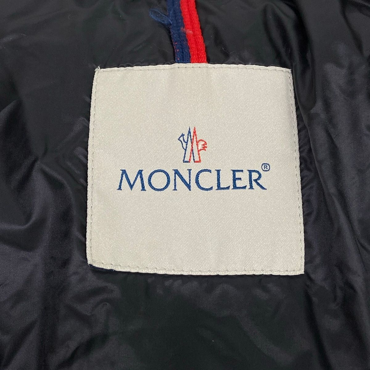 Moncler Down Coat 1 S Hermine Black Long Sleeve Winter — view 3