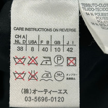 Max Mara Coat 42 M Black Long Sleeve Spring Autumn — view 6
