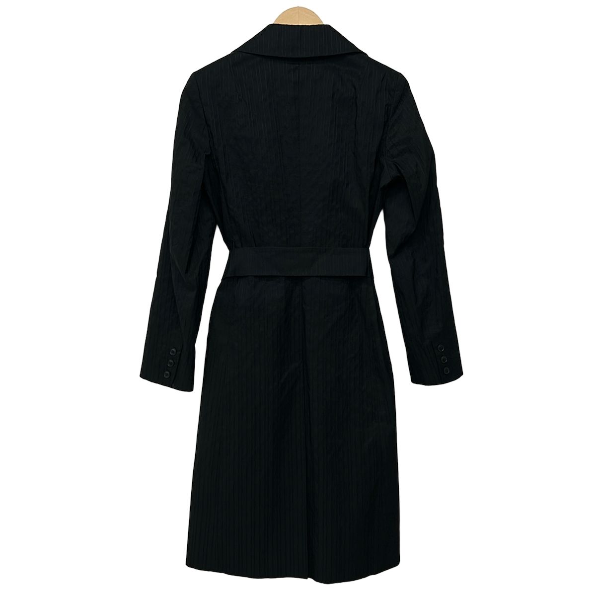 Max Mara Coat 42 M Black Long Sleeve Spring Autumn — view 2