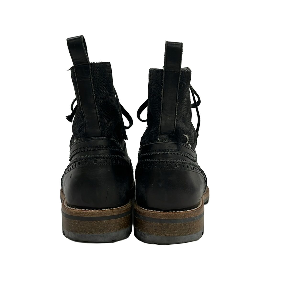 Louis Vuitton Short Boots Black Damier Graphite Leather 9 — view 3