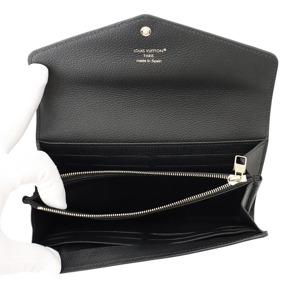 Louis Vuitton Wallet Monogram Empreinte Portefeuille Sarah Black — view 5