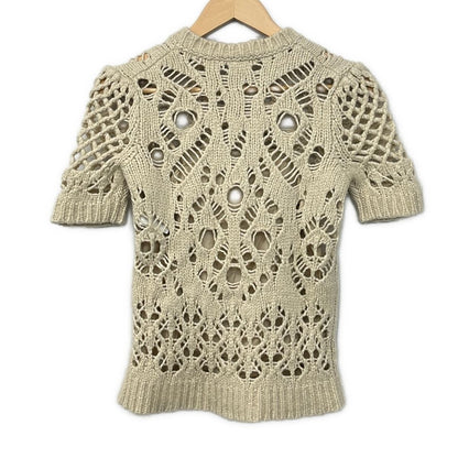 Dior Short Sleeve Sweater I 40 Light Beige with Inner — view 2