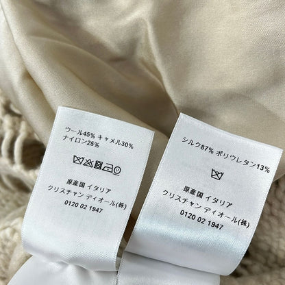 Dior Short Sleeve Sweater I 40 Light Beige with Inner — view 5