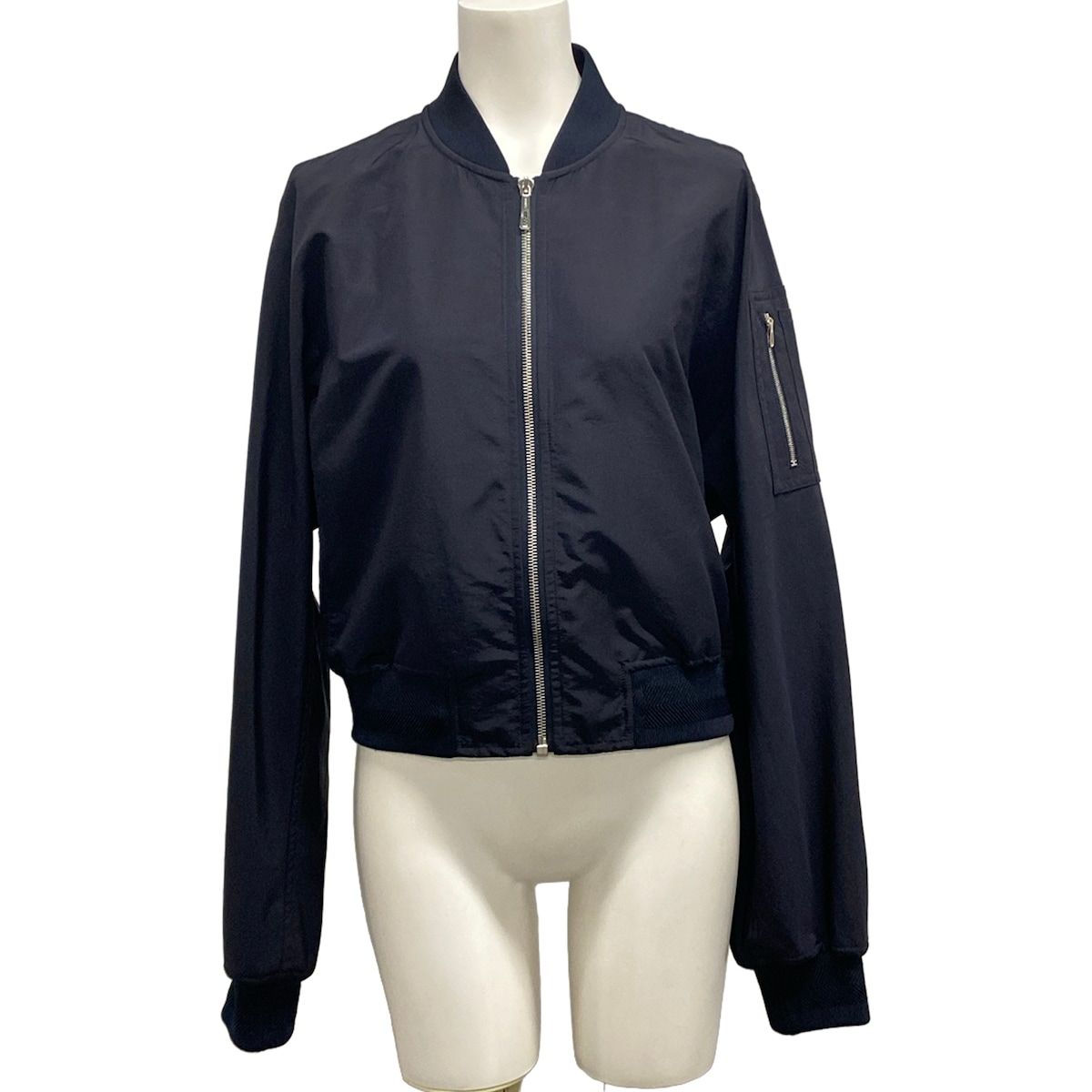 Hermes Coat 40 M Dark Navy Wool — view 4