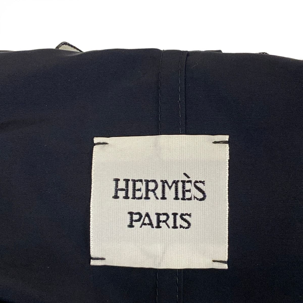 Hermes Coat 40 M Dark Navy Wool — view 5