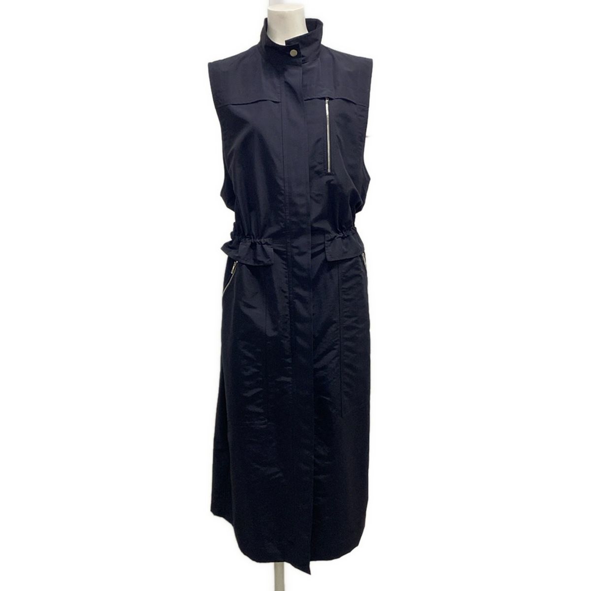 Hermes Coat 40 M Dark Navy Wool — view 3