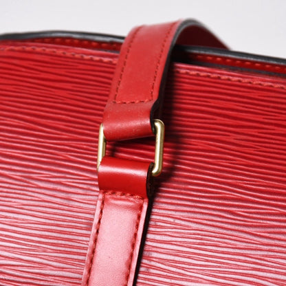 Louis Vuitton Soufflot Handbag Epi Leather Red Gold — view 7