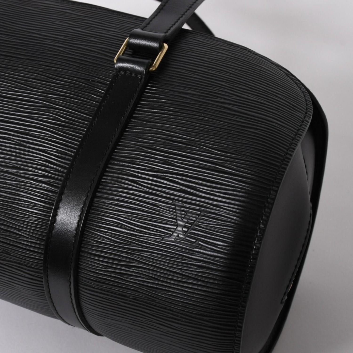 Louis Vuitton Epi Soufflot Shoulder Bag Black — view 6