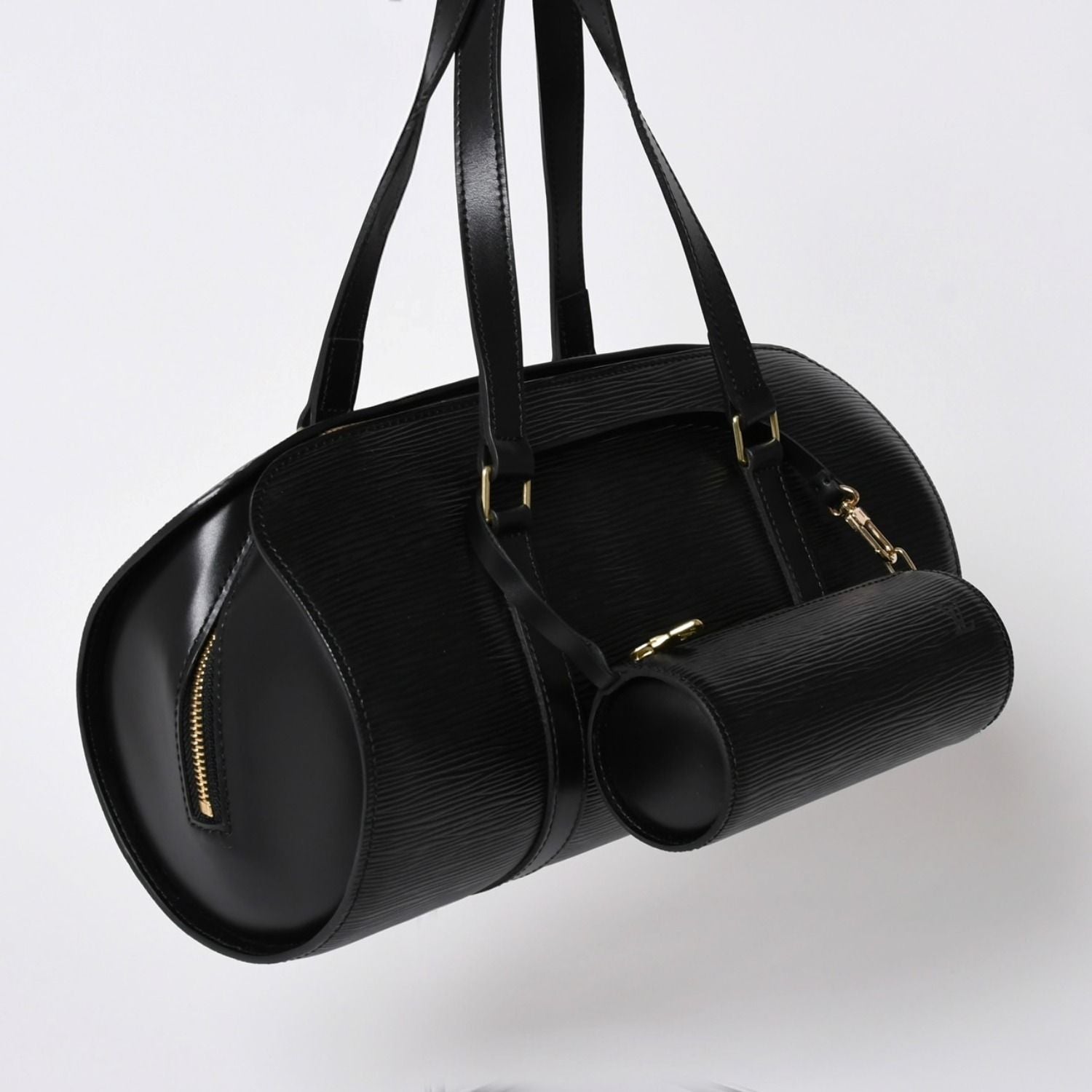 Louis Vuitton Epi Soufflot Shoulder Bag Black — view 3