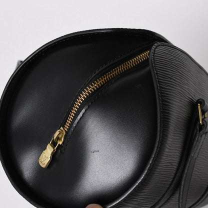 Louis Vuitton Epi Soufflot Shoulder Bag Black — view 7