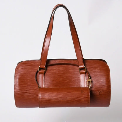 Louis Vuitton Epi Soufflot Shoulder Bag Kenya Brown