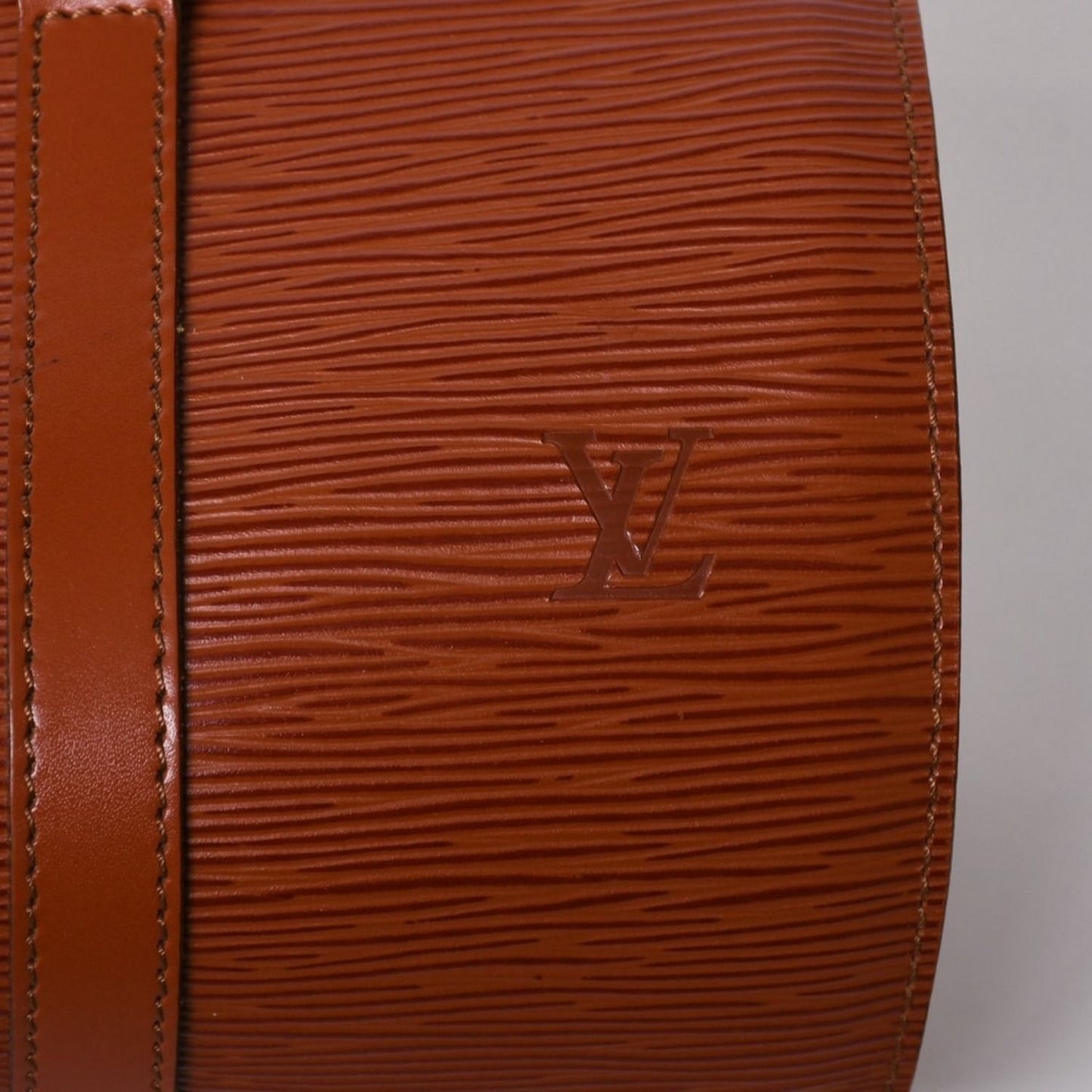 Louis Vuitton Epi Soufflot Shoulder Bag Kenya Brown — view 6