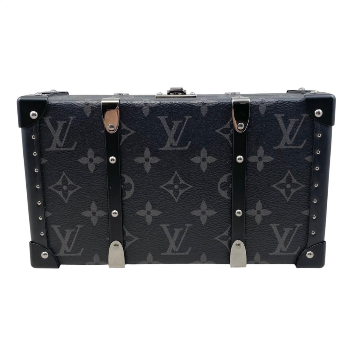 Louis Vuitton Clutch Wallet Trunk Monogram Eclipse Black Gray — view 2