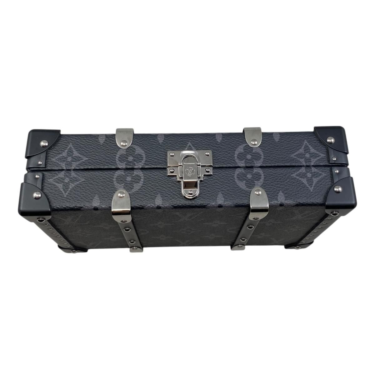 Louis Vuitton Clutch Wallet Trunk Monogram Eclipse Black Gray — view 3