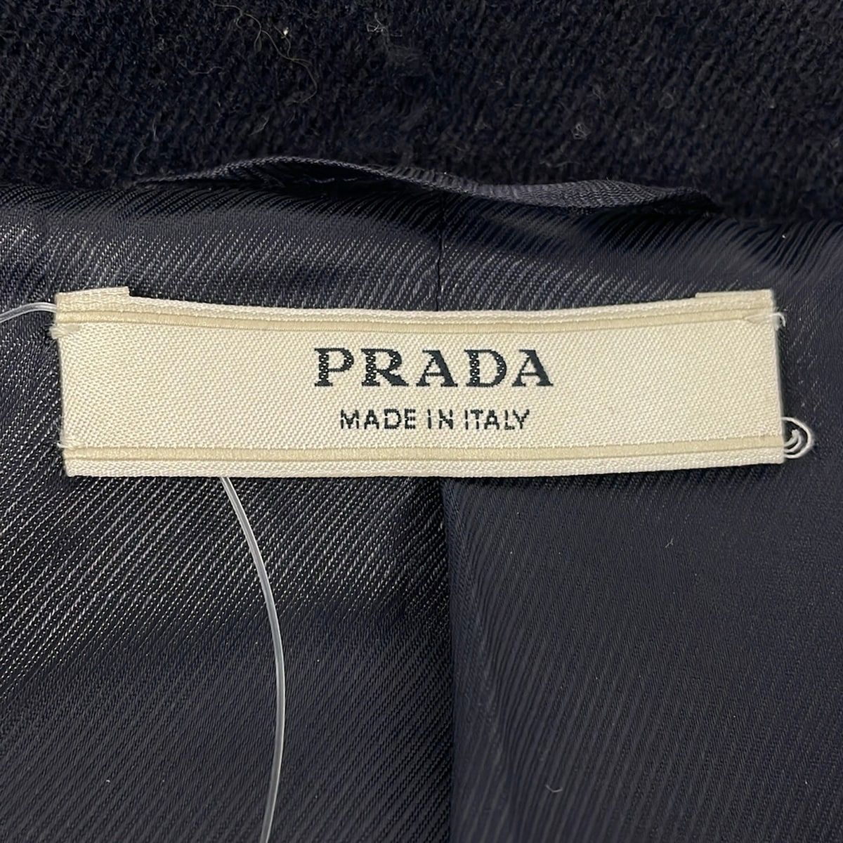 Prada Trench Coat 38 S Dark Navy Long Sleeve Winter — view 3