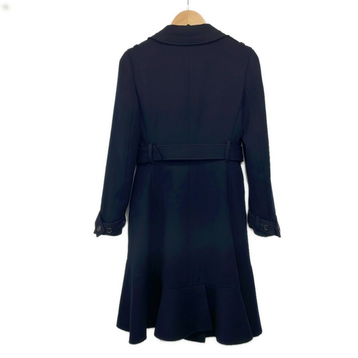 Prada Trench Coat 38 S Dark Navy Long Sleeve Winter — view 2