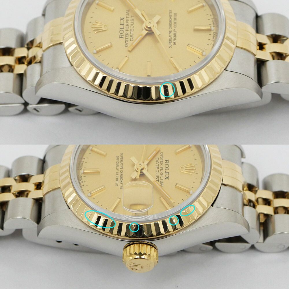 Rolex Datejust Champagne Dial No YG SS Watch Automatic OH — view 8