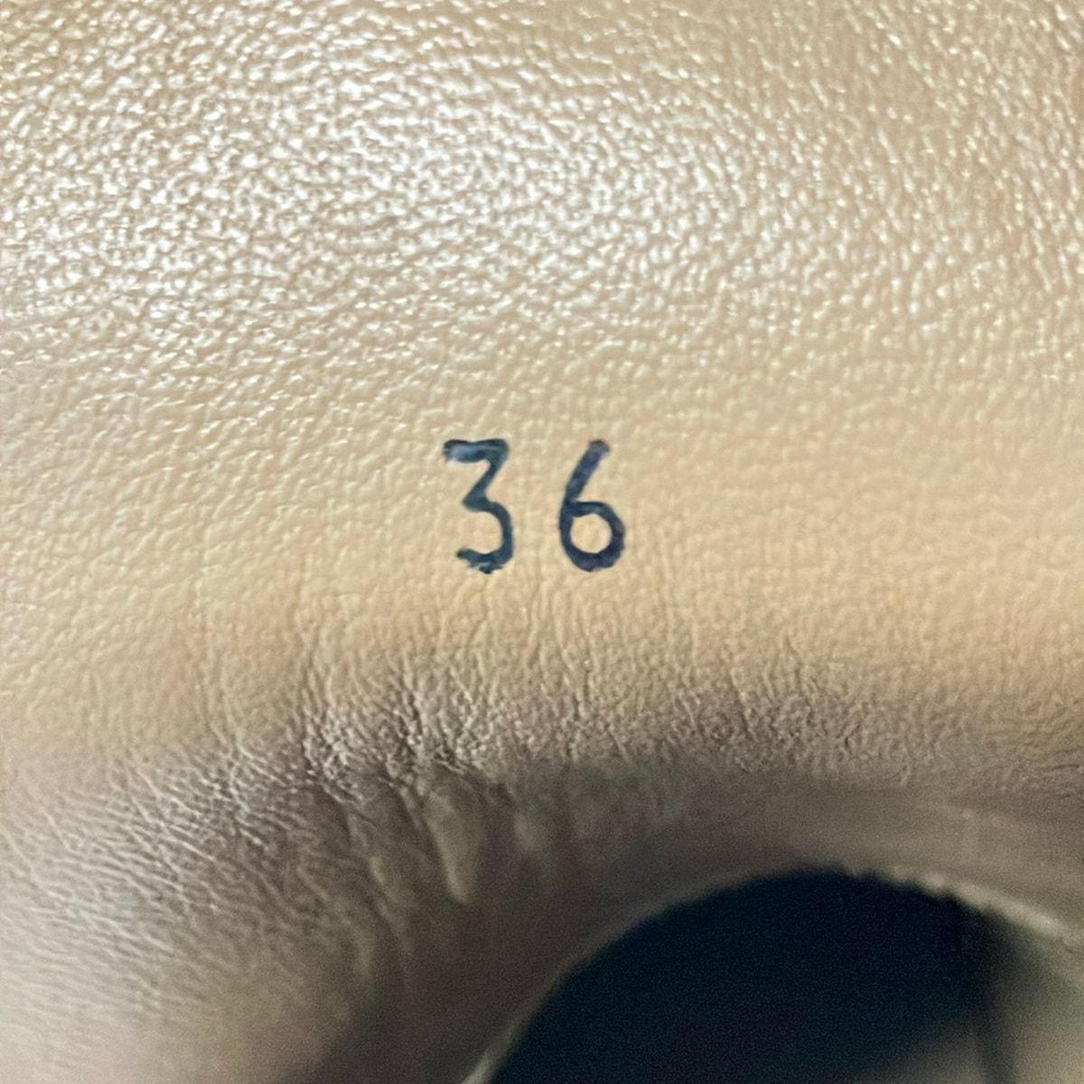 Fendi Short Boots Khaki Light Brown Black Zucca Pattern Leather 36 — view 7