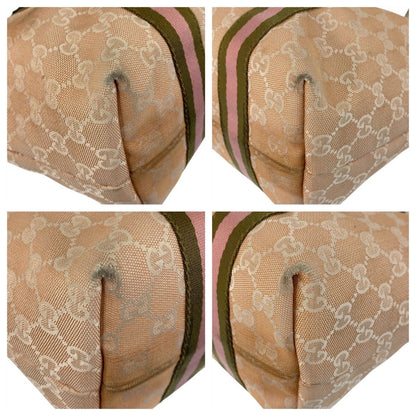 Gucci Sherry Line Pink Tote Bag — view 4