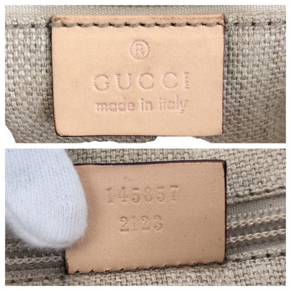 Gucci Flora Multicolor Gold Canvas Shoulder Bag — view 3