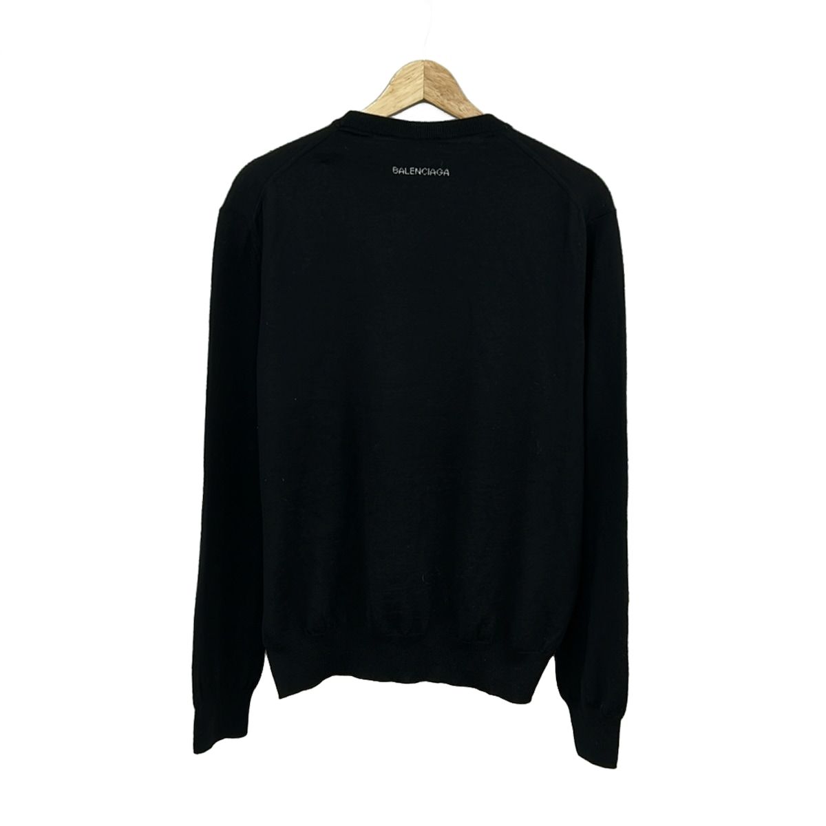 Balenciaga Long Sleeve Sweater M Black — view 2