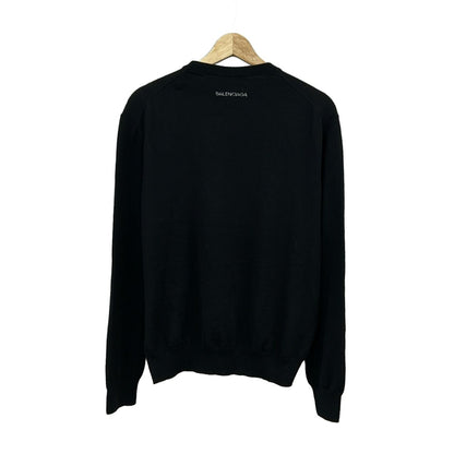 Balenciaga Long Sleeve Sweater M Black — view 2