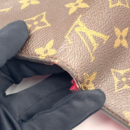 Louis Vuitton Monogram Zippy Wallet Leather Pink Brown Gold — view 7