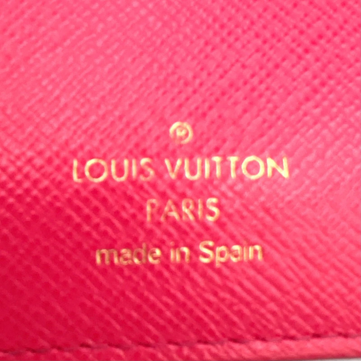 Louis Vuitton Monogram Zippy Wallet Leather Pink Brown Gold — view 4