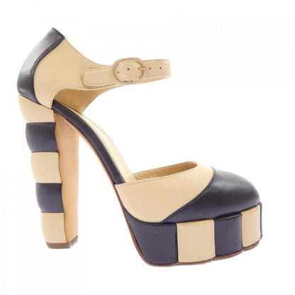 Chanel Pumps Heel Beige