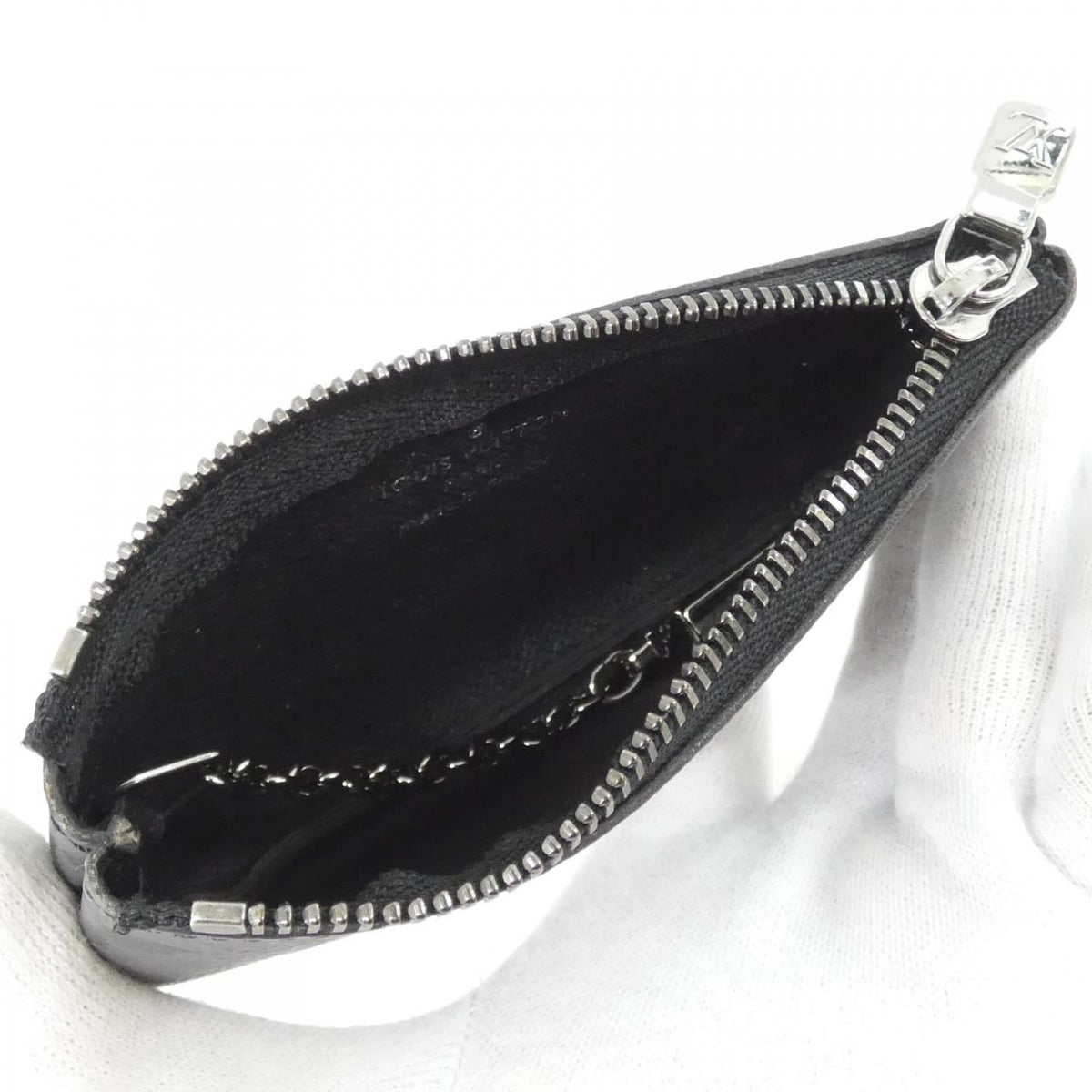 Louis Vuitton Monogram Eclipse Reverse Card Key Case Pochette Cles Coin & — view 5